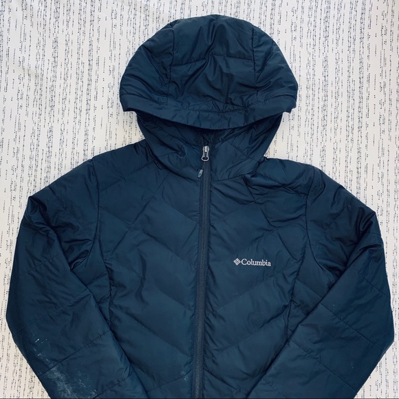 columbia long puffer
